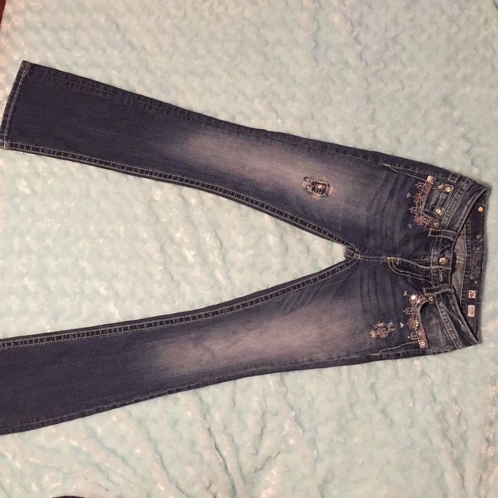Miss me jeans size 26 mid rise-boot cut